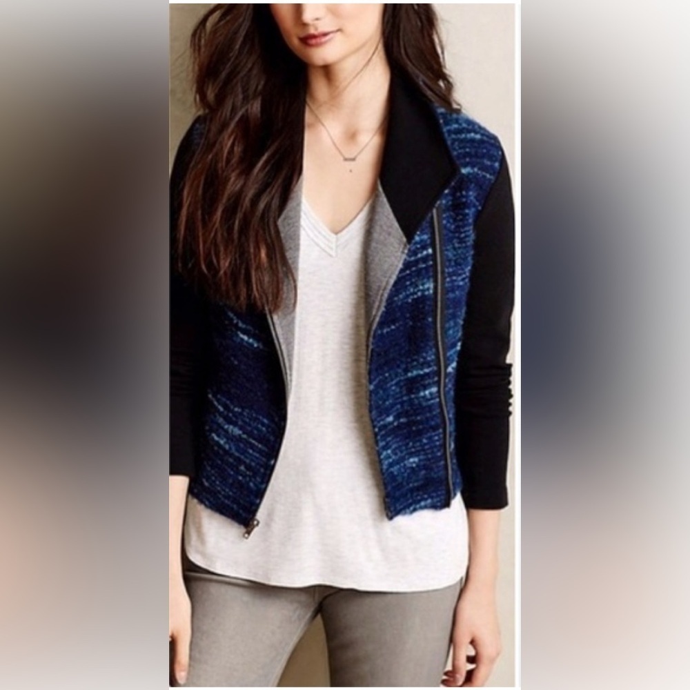 Dolan Stylish Blue and Black Jacket. Size-Medium